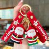 Keys Ring Bag Ornaments Christmas KeyRing Snowmen Keychain 3D Doll Keychain Santa Claus Keychain