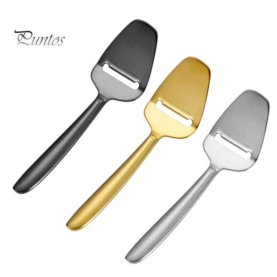 Versatile Cheese Slicer Scraper Hollow Design Stainless Steel Multi-Functional Butter for Home Kitchen Handle