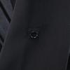 unused Unaca drape Jacket 38 black Open-front haori with roll-up sleeves Women Used