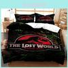Jurassic Park Pattern Animal Childrens Bedding Set With Active Dyeing For Kids Room Decor