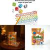 Qwixx Family Game With Cardboard Materials For Interactive Party Fun