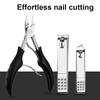 Stainless Steel Manicure & Pedicure Set with Nail Clippers File Dead Skin Pliers Nail Scissors-Durable Salon & Home Use