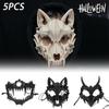 5ks Maska se zvířecí lebkou Maska se zvířecími kostmi Kostýmy pro Halloweenskou párty Maska Vánoční Cosplay Párty rekvizity