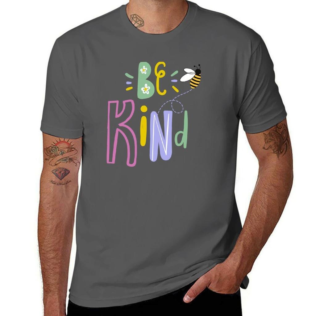Be Bee Kind Tshirt Casual Soft Cotton Short Sleeve Tee