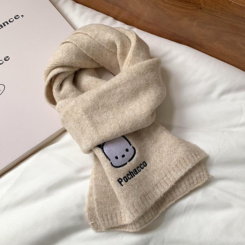 

Shawl scarf high-end autumn and winter new warm thickened warm knitted wool scarf scarf