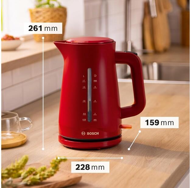 Чайник Bosch TWK3M124 MyMoment 1.7l rot