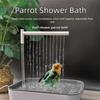 New Automatic Parrot Bird Bath Tub USB Electric Pet Circulating Water Bathtub Bird Bathtub Shower Fountain Pet Supplies