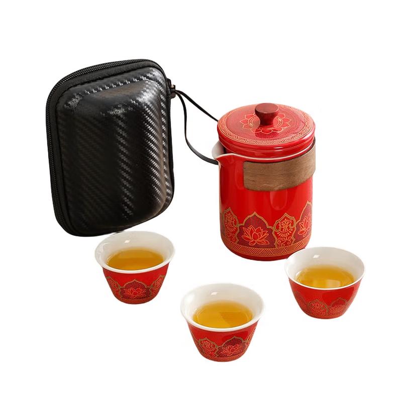 Yunyan Ceramic Portable Travel Tea Set