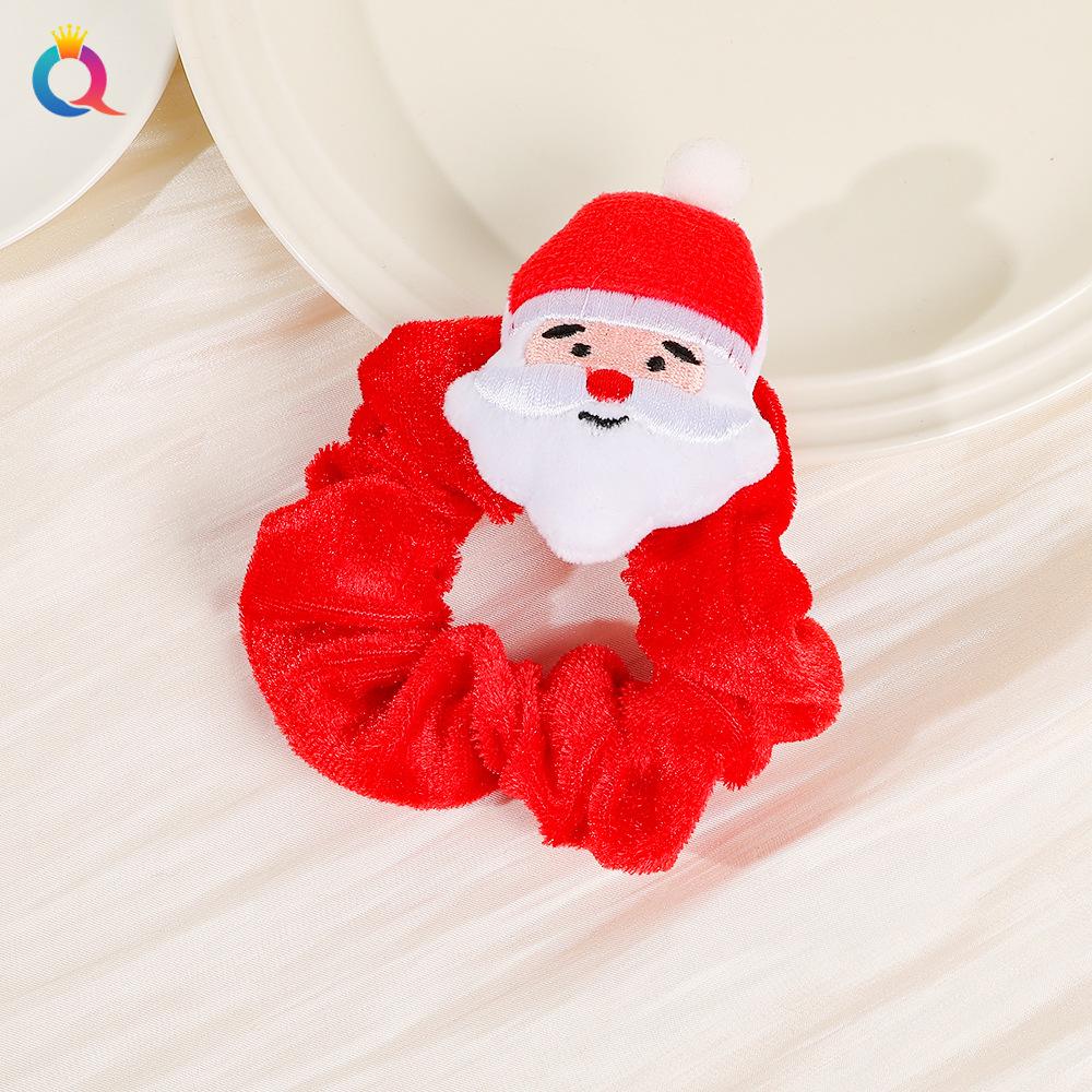 1 Pcs Christmas Headdress Plush Large Intestine Headband with High-end Feeling, Tied Hair Headband