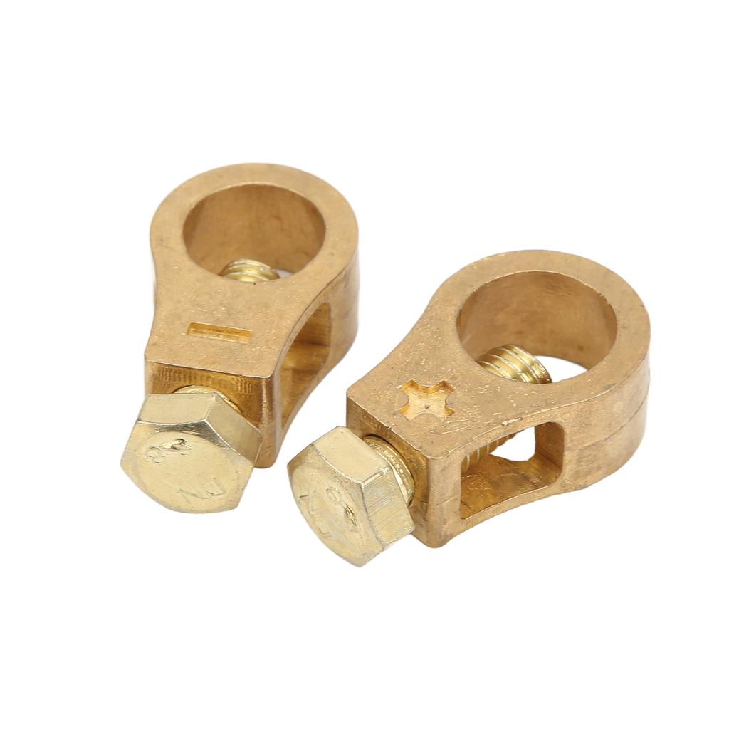 2PCS Battery Terminal Wire Cable Clamp O Shape 16‑18mm ID Universal for Ships RVs Trucks Cars