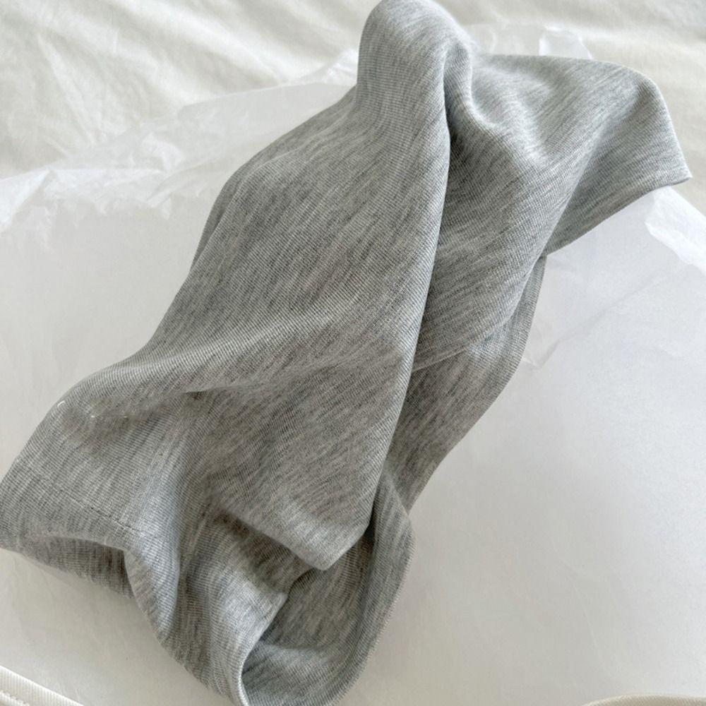 Sweat Absorbing Cotton Elastic Headband Soft Sports Hairband Fashion Wide Knitted Headband  Women