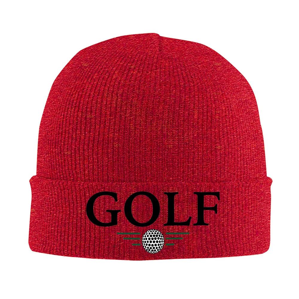 

Golf ball with parallel lines Unisex Women Unisex Knitted Hat Beanie Pullover Cap Winter Thermal Warm Christmas Outdoor Cycling Hik