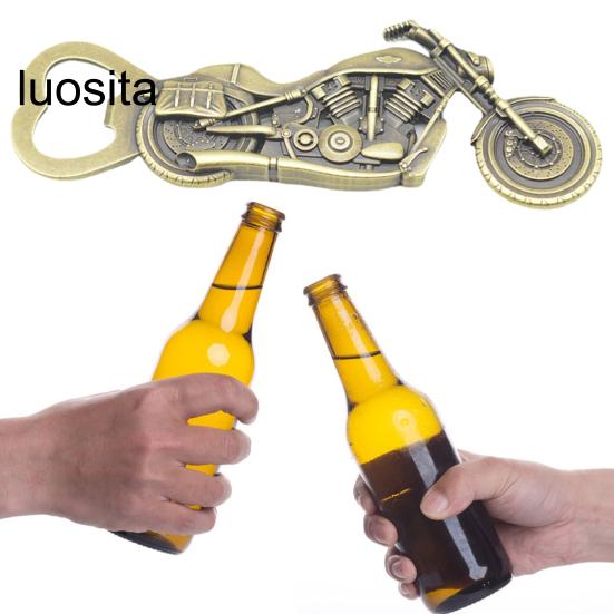 Kreative Nachahmung Retro Motorrad Flaschenöffner, Zinklegierung Bieröffner Geburtstag Weihnachten Festival Geschenk