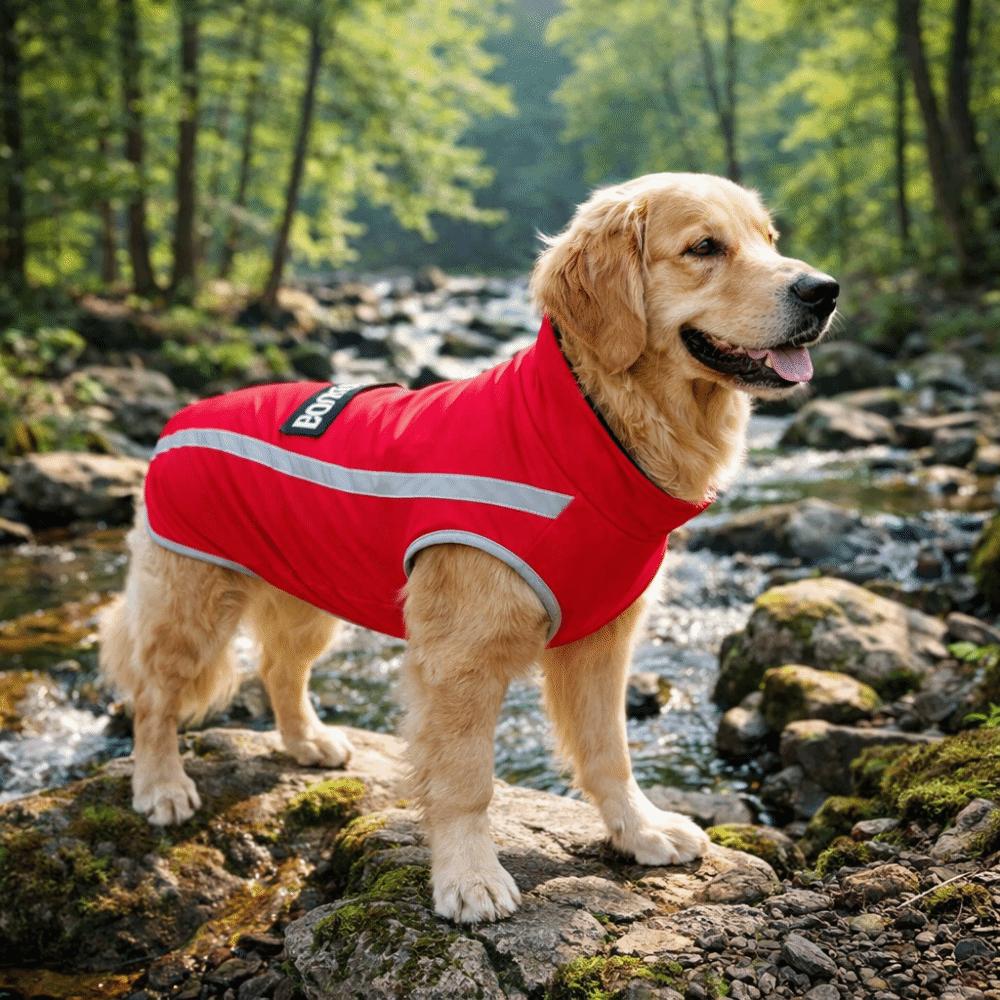 Reflektierende Hunde Weste Jacke Wasserdichte Hunde Warme Kleidung Hunde Sturmjacke Jacke Winter