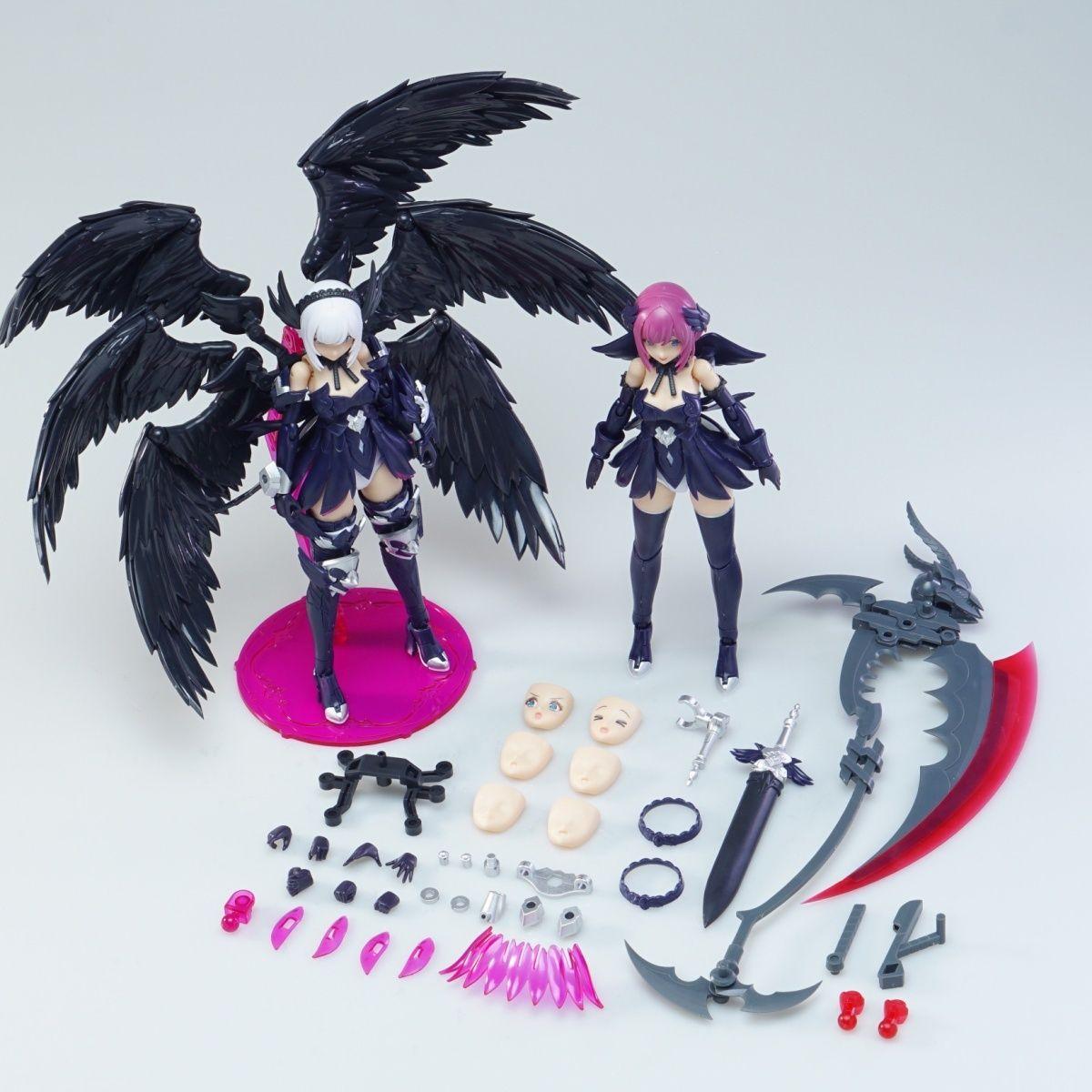 Fengyu Six Winged Black Angel Six Winged White Angel Arcanadea Special Hair Sickle Mobile Doll Children S Toy