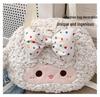 Large Capacity Cute Cartoon Lamb Wool Tote - Women's Autumn/Winter Japanese Backpack