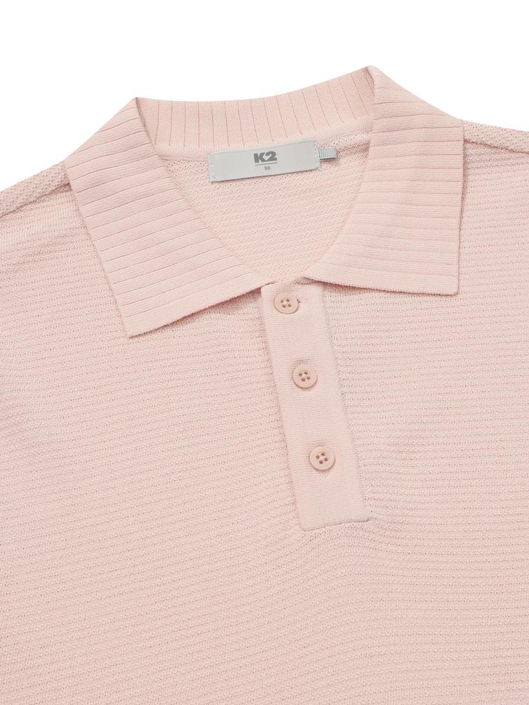 K2 Signature Premier Sweater Polo W_Light Pink