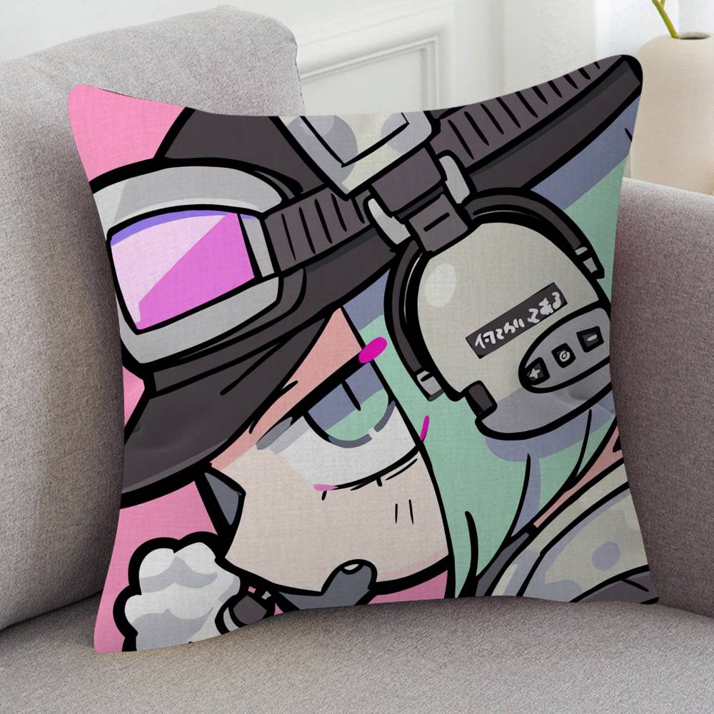 Game Rainbow Six Pillow Case Soft Double Sided Print Sofa Cushion Cover Throw Pillow Covers