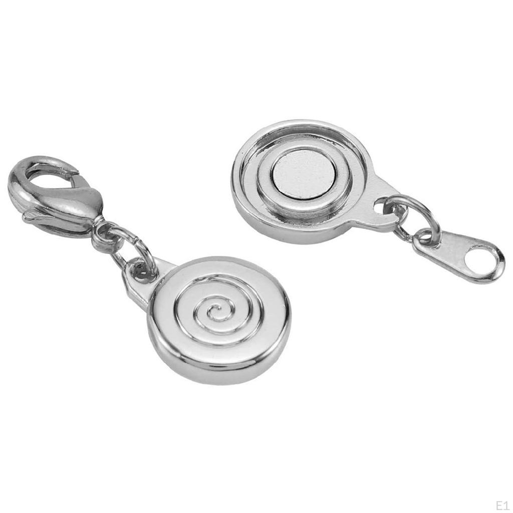 Closure Round Extender Silver Magnet Accessories for DIY Making