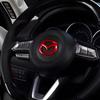 1pcs Car Steering Wheel Emblem Logo Auto Decorative Styling For Mazda Speed MS 3 5 6 Axela Atenza CX-3 CX-4 CX-5 CX-8 CX-7 MS MP