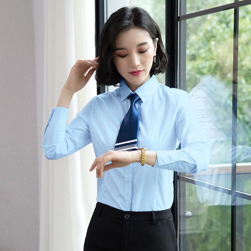

Autumn Winter Slim Fit Velvet White Non-Iron Business Shirt with Custom Logo M