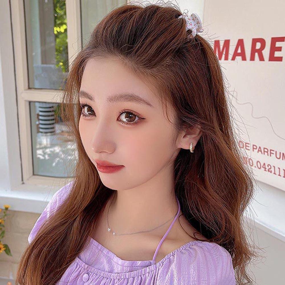 Floral Small Hairpins Geometric Hairgrips Flower Hair Claws Korean Shark Clips Women Hair Clips