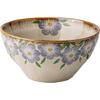 Clematis Series Medieval Special-Shaped Tableware Household Rice Bowl Ceramic Noodle Soup Bowl Dish Export