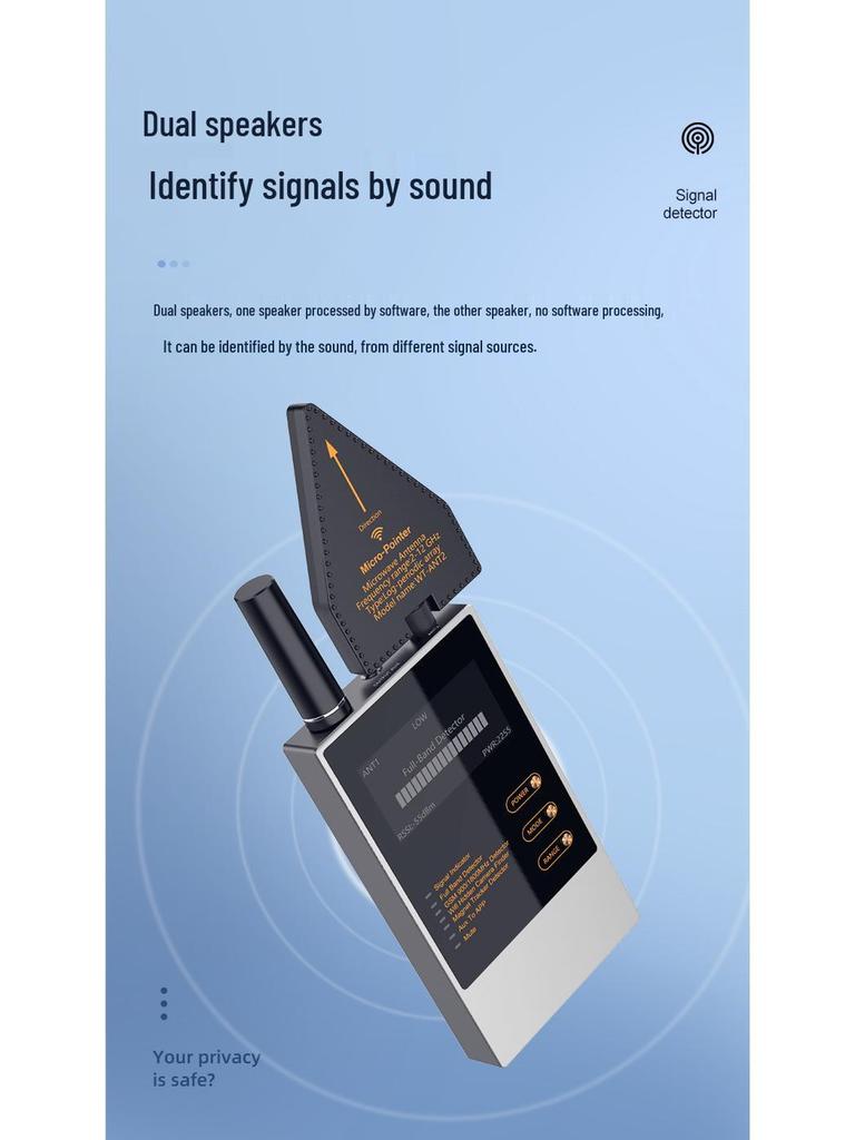 WT10 GPS Signal Finder & Anti-Eavesdropping Device