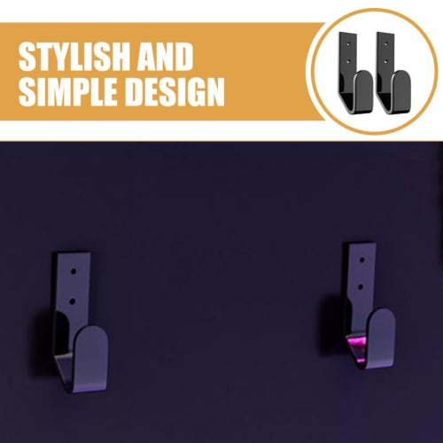 STOBOK Keyboard Wall Hanger, 2-Piece Acrylic Universal Keyboard Wall Mount Stand, Gaming Keyboard Storage Organizer