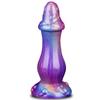Liquid Silicone Anal Plug Dildo - Alien Shape Dual-Use Sex Toy for Men Women, G-Spot & Prostate Massager for Intense Orgasms