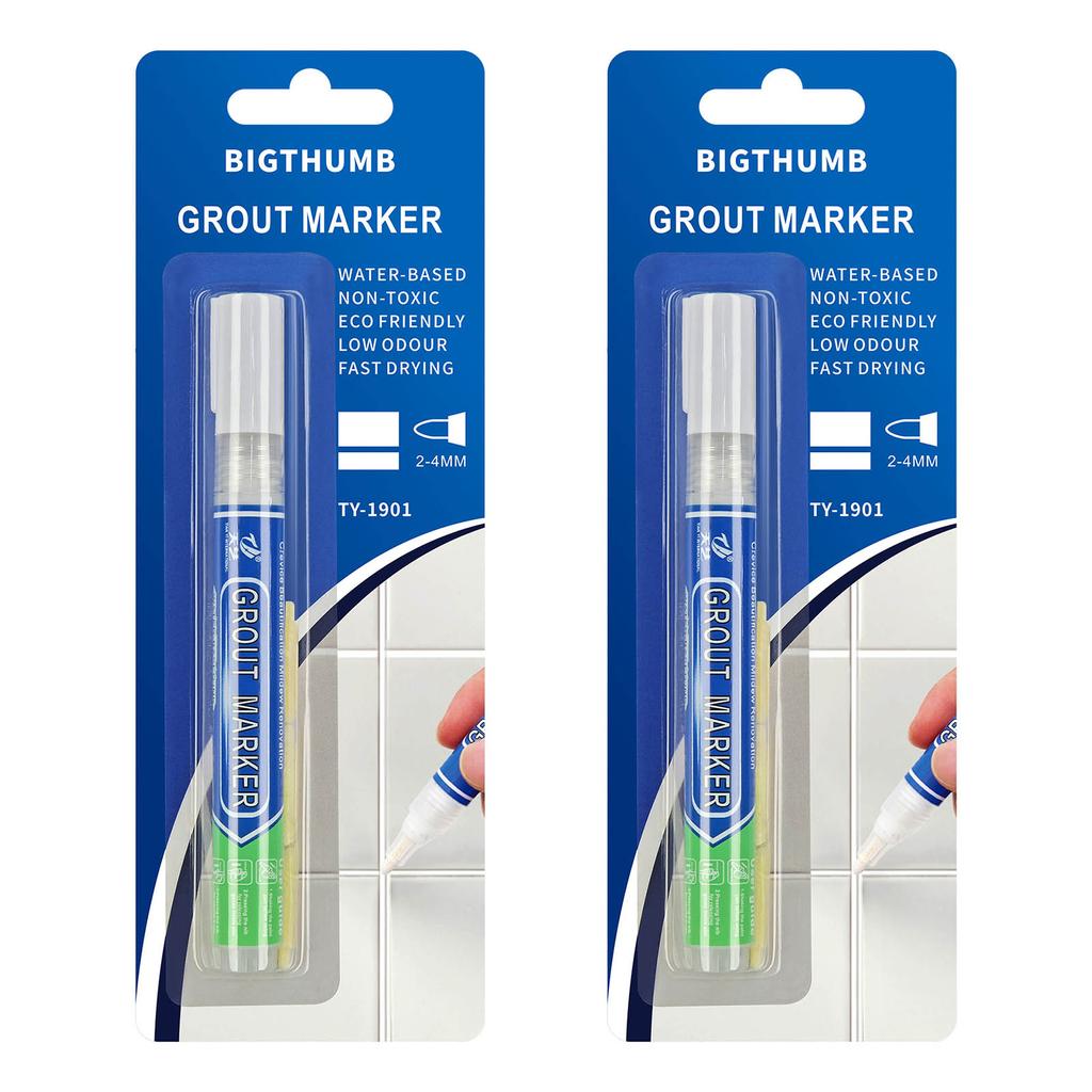 Tile Grout Pen Repair Pen Waterproof Joint Pen Tile Marker Repair Pens Grout Restorer Pen for Wall Floor Tile Lines