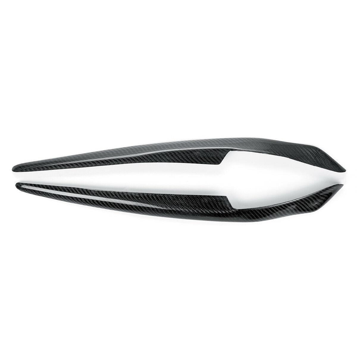 

Для Mitsubishi Lancer EVO X 2008-2014 фара для век, налобный фонарь, отделка бровей, передняя фара из углеродного волокна, крышка лампы для бровей Carbon Fiber