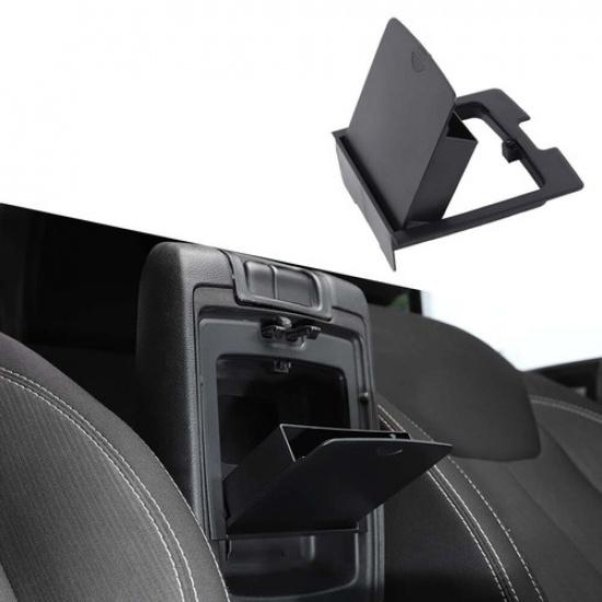 Upgrade Privacy Center Armrest Hidden Storage Box Tray for Jeep Wrangler JK11-17