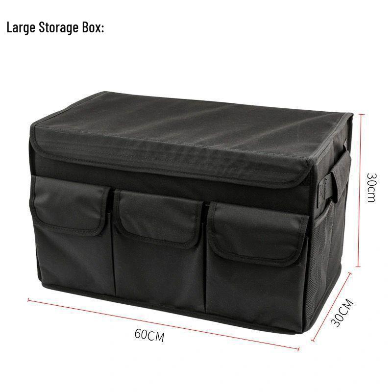 Organizador de Maletero de Gran Capacidad: Caja de Almacenamiento Plegable para Coche de Tela Oxford