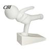 Humanoid Doorstop Burr-free Doorstop, 3D Printed Stable Door Stop, One-Piece Molding Heavy Base Stopper, Kicking Man Design Protects Walls Furniture