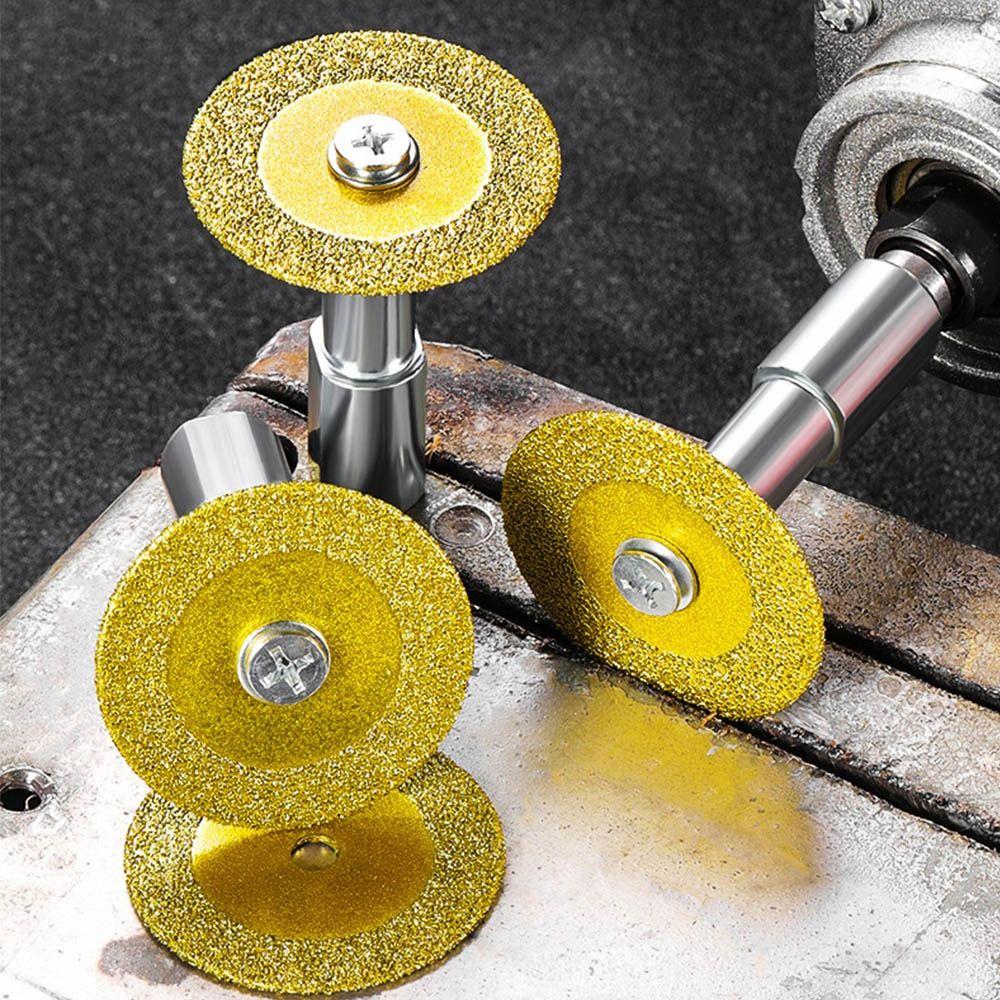 M10 Thread Diamond Cutting Disc Waterproof Mini Cutting Disc Portable Connecting Rod Adapter