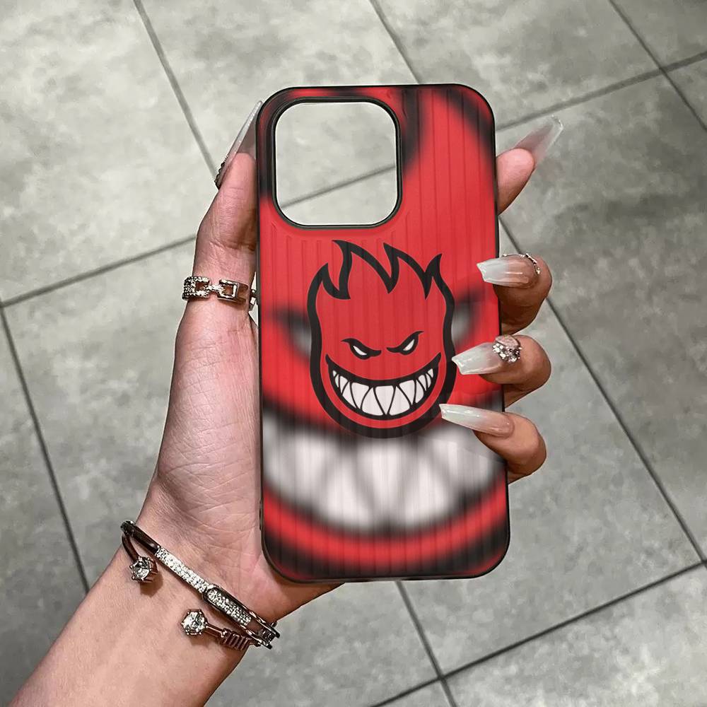 

Модный скейтборд S-Spitfire для iPhone 17 16 15 14 13 12 11 Pro Max Plus Pro Прозрачный чехол для телефона Нескользящий корпус iPhone 15 pro