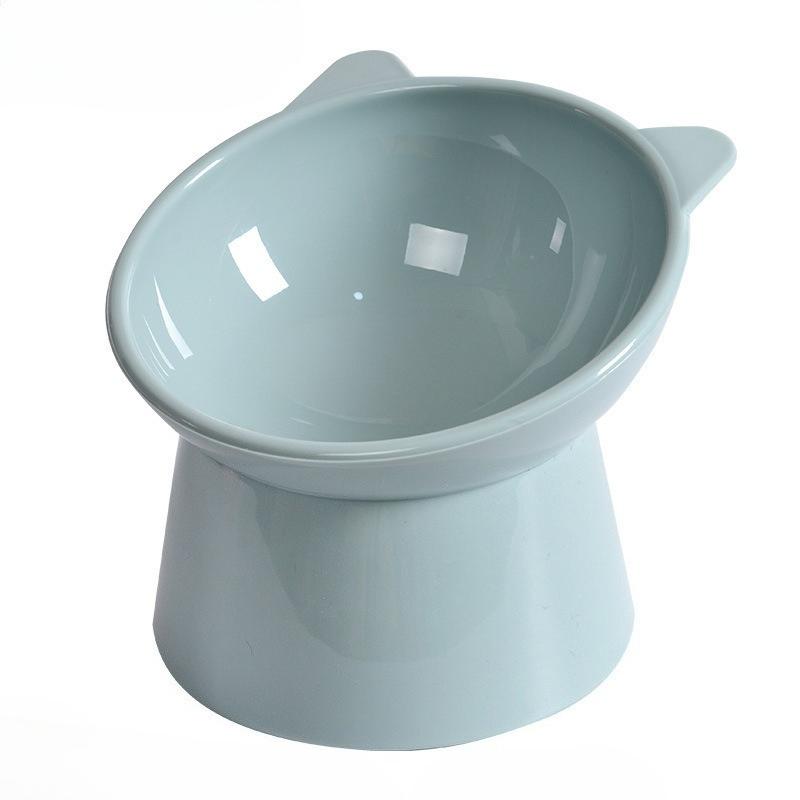 Slanted Pet Bowl, Cat and Dog Bowl, Cervical Vertebrae Protection Cat Food Bowl, Rice Bowl with High Legs, Anti-tipping Cat Bowl