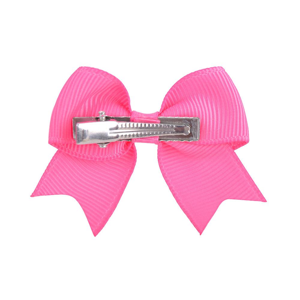 2.4'' Grosgrain Ribbon Hair Mini Bows Clips for Baby Girls Handmade Bowknot Barrettes Hairpins Headwear Hair Accessories
