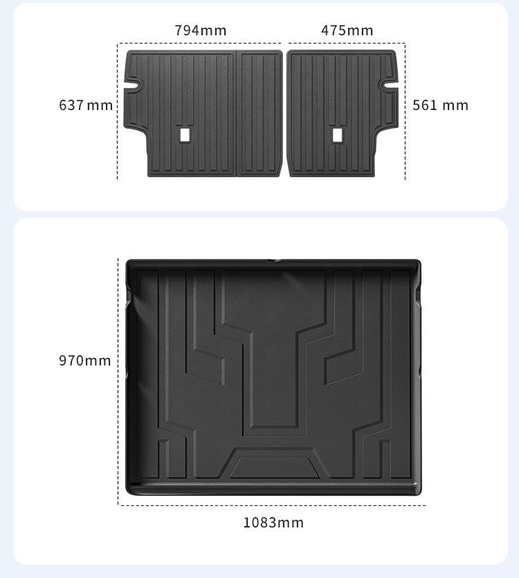 23-26 Tank 400 Car TPE Floor Mats - Vehicle-Specific Floor & Trunk Mats