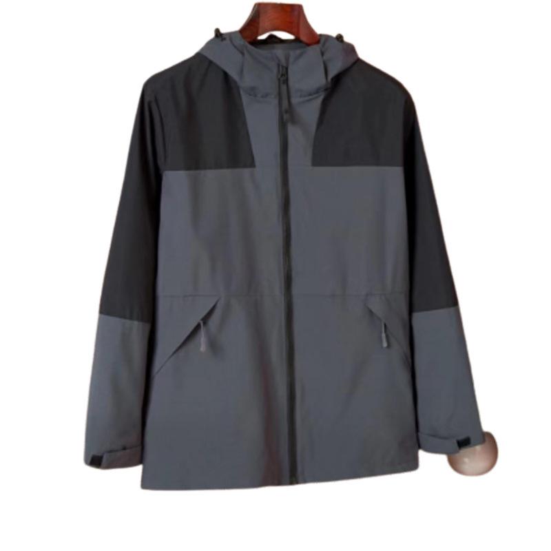 

Весна и осень, новые мужские и женские модели, свободная повседневная куртка с капюшоном, куртка, ветрозащитная куртка, куртка Tooling для мужчин 4XL