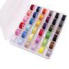 25/36 Colors Set Bobbin Thread Polyester Thread Spools Sewing Machine Bobbins With Storage Box For Embroidery Sewing Accessories