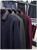 Men's Winter Thickened Knit Sweater with Lapel - Business Casual, Plus Velvet, Fake Two-Piece Design