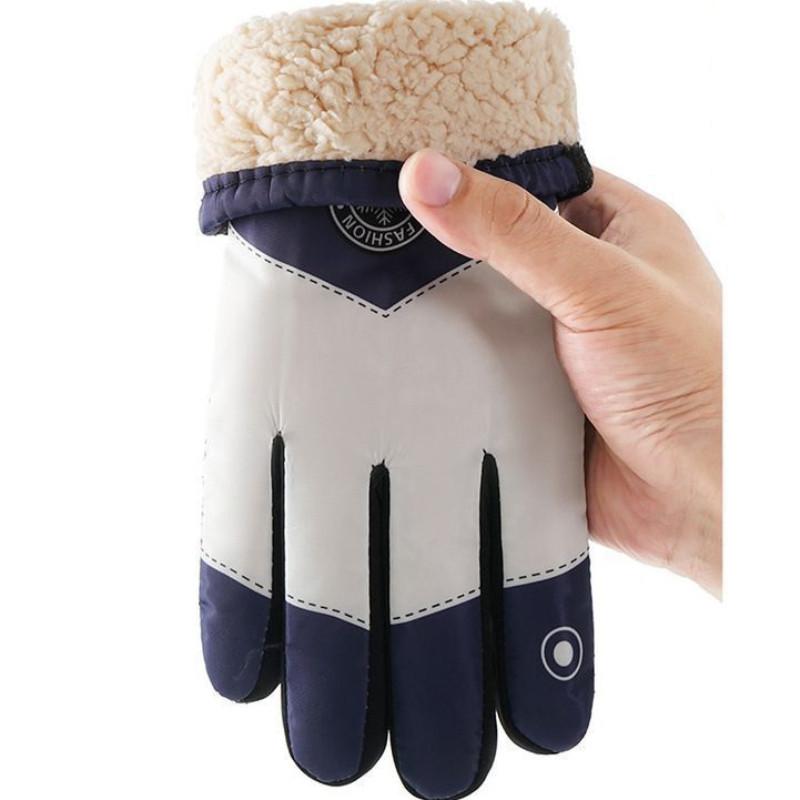 Winter Unisex Snowboard Ski Handschuhe Rutschfest Wasserdicht Motorrad Radfahren Fleece Warm Schnee Handschuhe