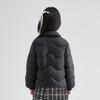 Girls' Minimalist Collar Lace Down Jacket