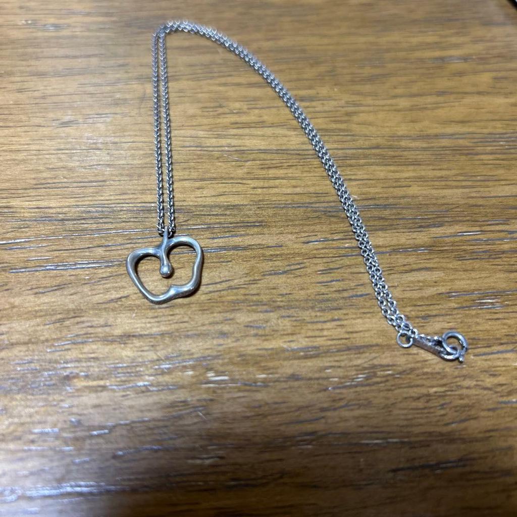 Used TIFFANY&Co. Tiffany Apple Motif Necklace Silver