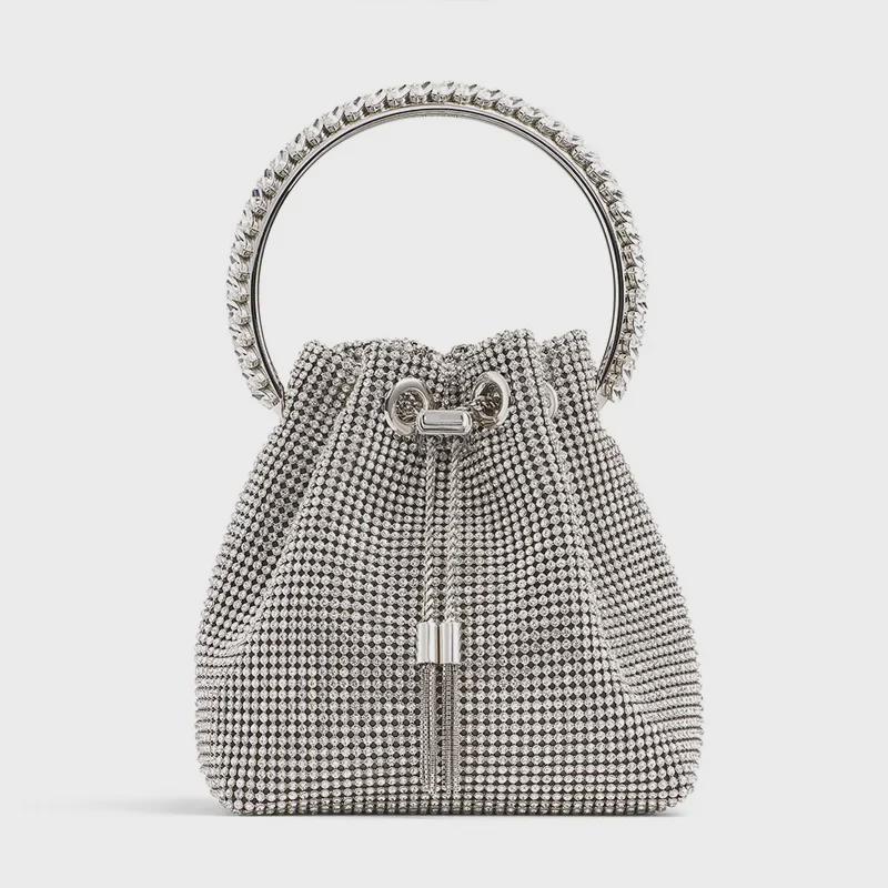 

Shiny Diamond Rhinestone Bucket Bag: 2021 Spring/Summer Trendy Women s Handbag