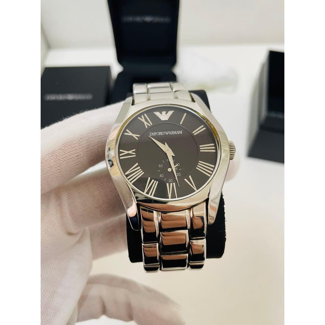 Used Emporio Armani Black Dial Men s Watch Emporio Armani