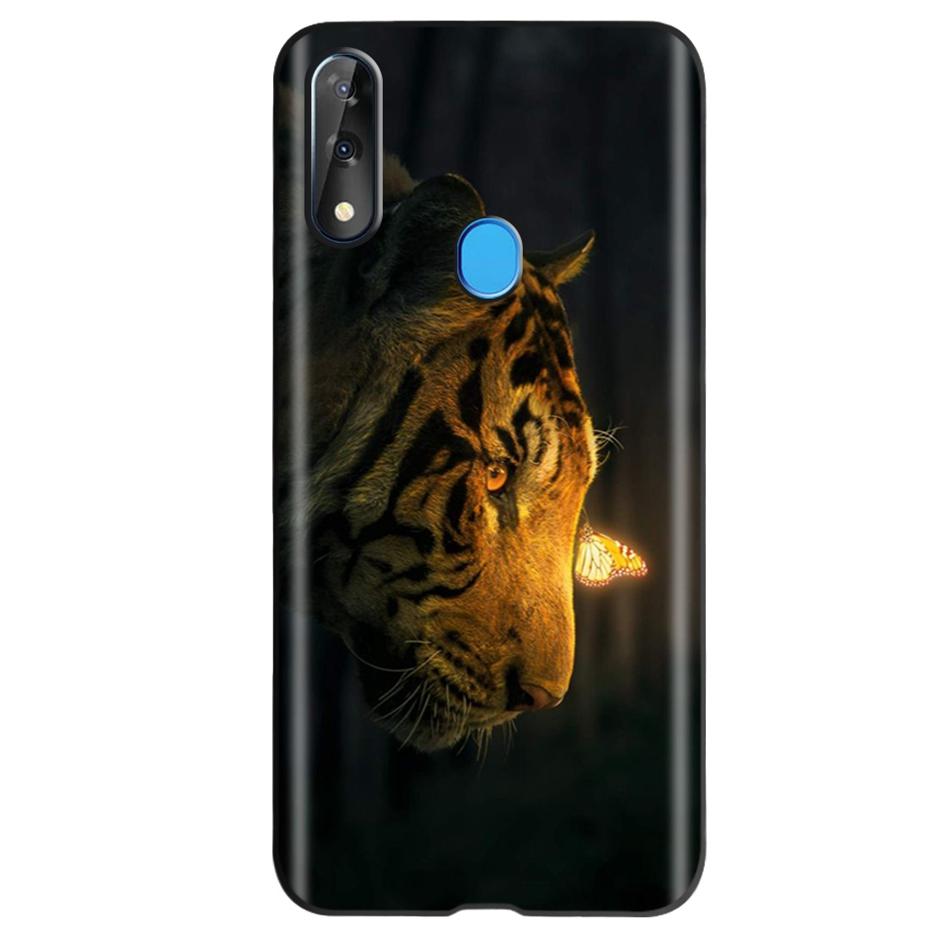 Etui do ZTE Blade V10 Modny Wzór Kwiatowy Serce Etui na Telefon do ZTE Blade V10 Vita V 10 Czarne Silikonowe Miękkie TPU Zderzak