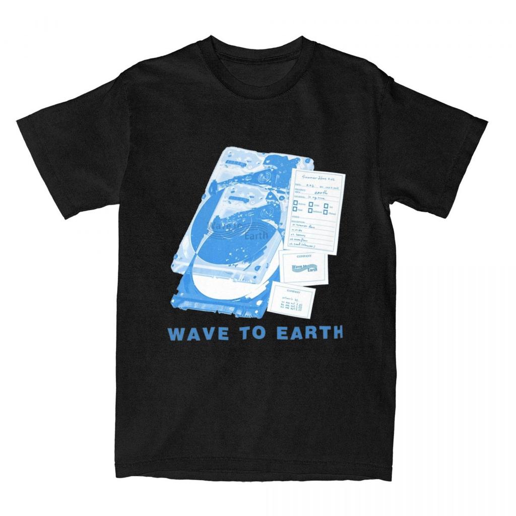 Wave To Earth Summer Flows Korea Band Shirt Merch Men Women 100% Cotton Vintage T-shirt Short Sleeve Clothes Plus Size